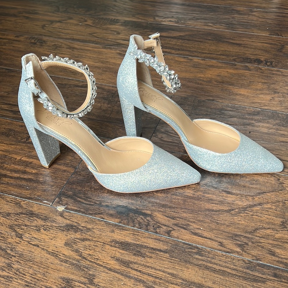 Badgley Mischka Jewel block heels